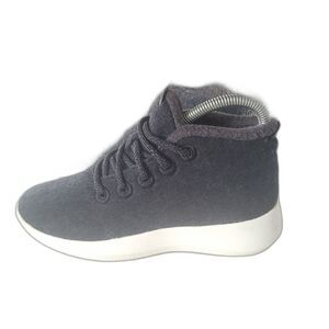 Allbirds Wool Runner-up Mizzles High Top Sneakers Dark Gray Womens 6